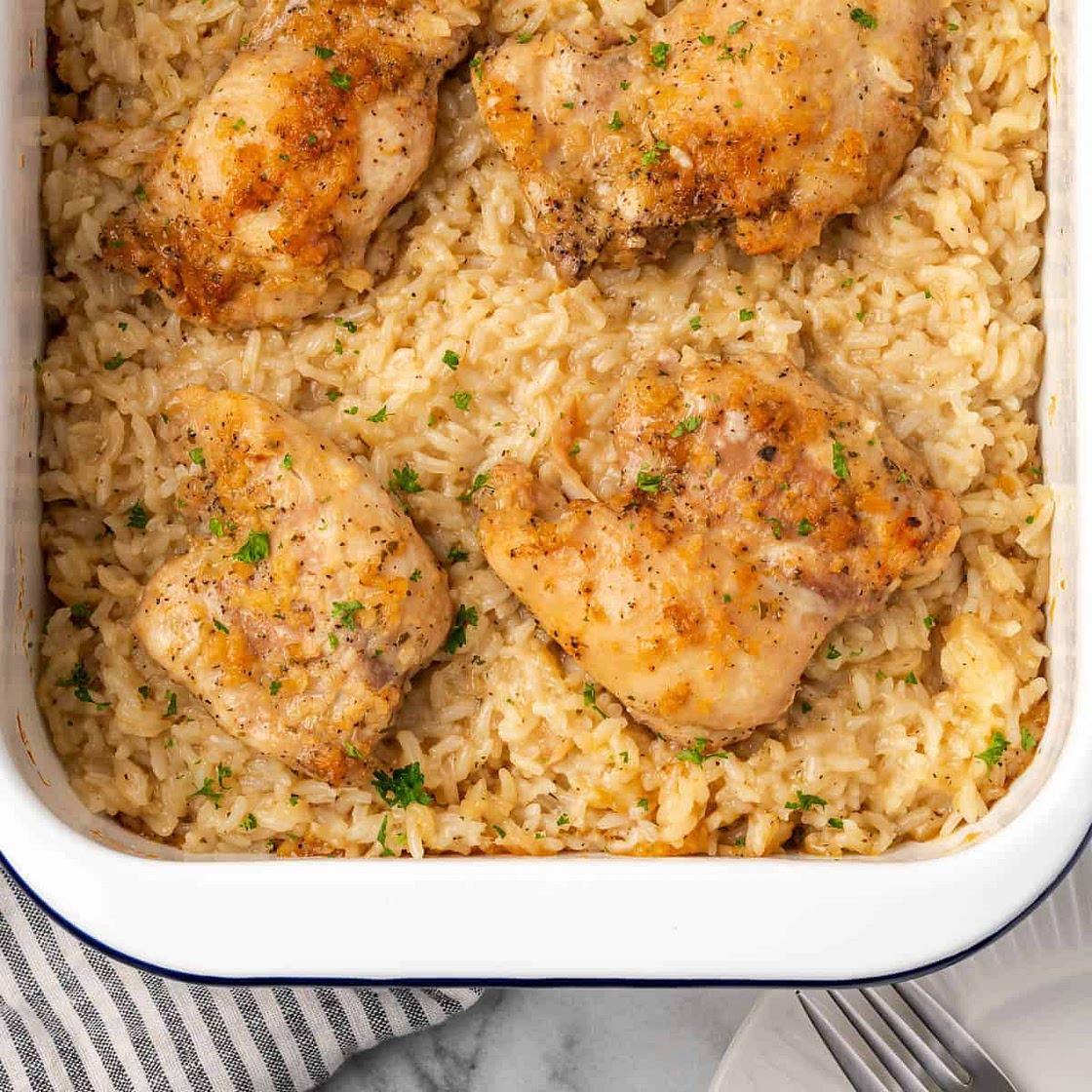 Baked Chicken and Rice