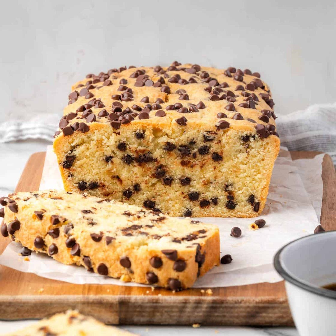 Sour Cream Chocolate Chip Pound Cake