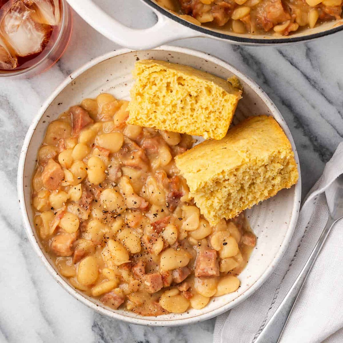 Lima Beans with Ham