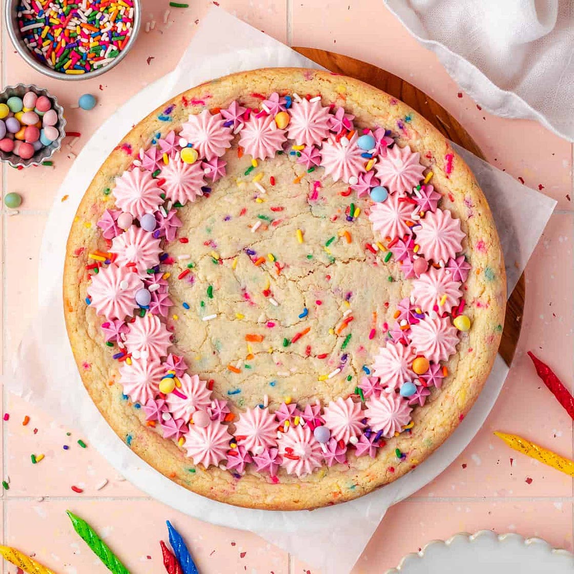 Funfetti Sugar Cookie Cake