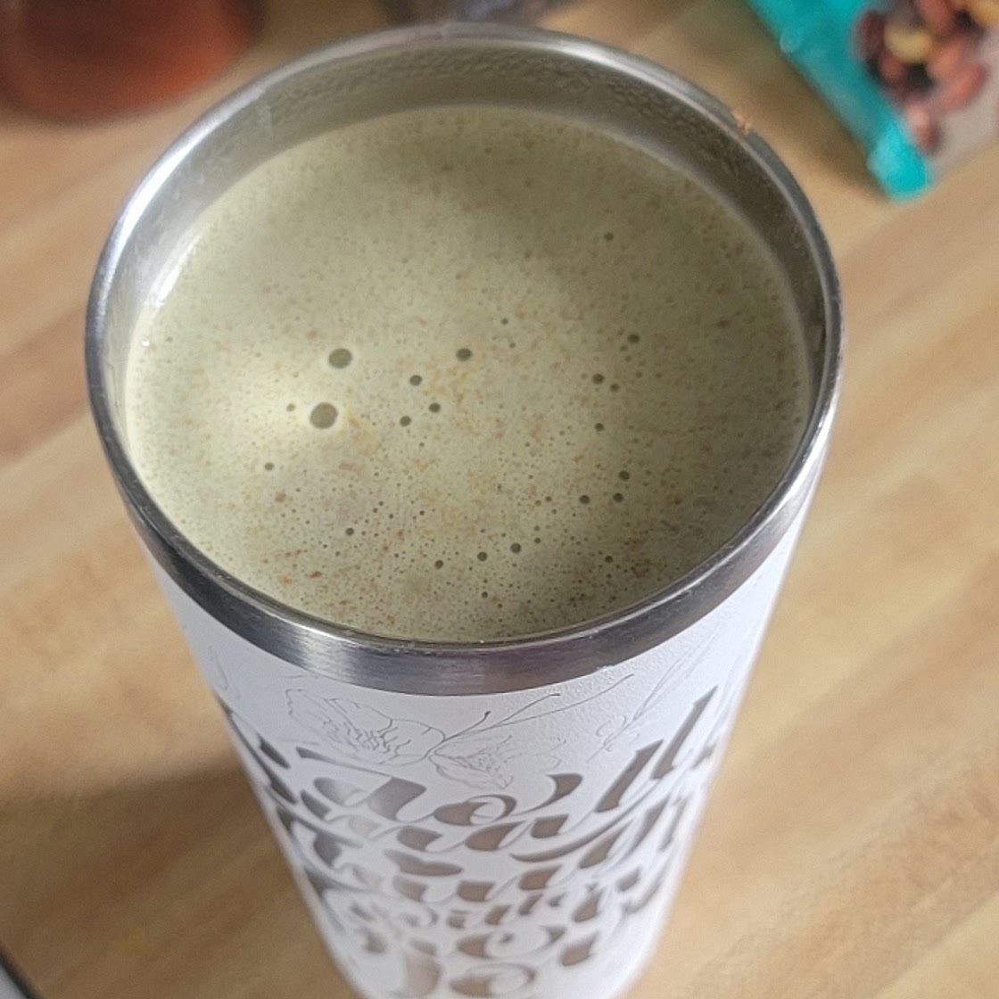 cinnamon matcha latte