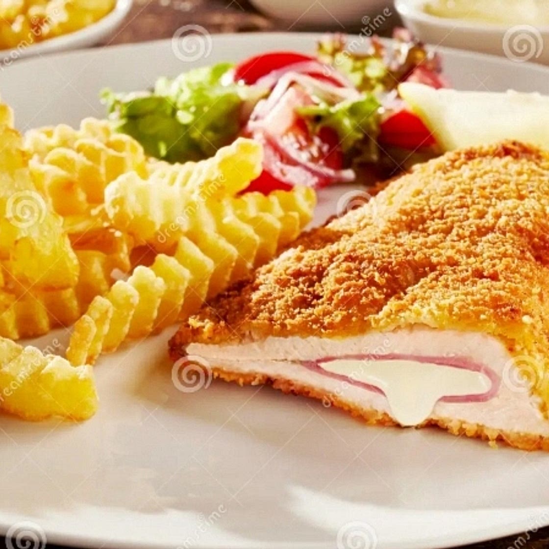 Cordon bleu + frites