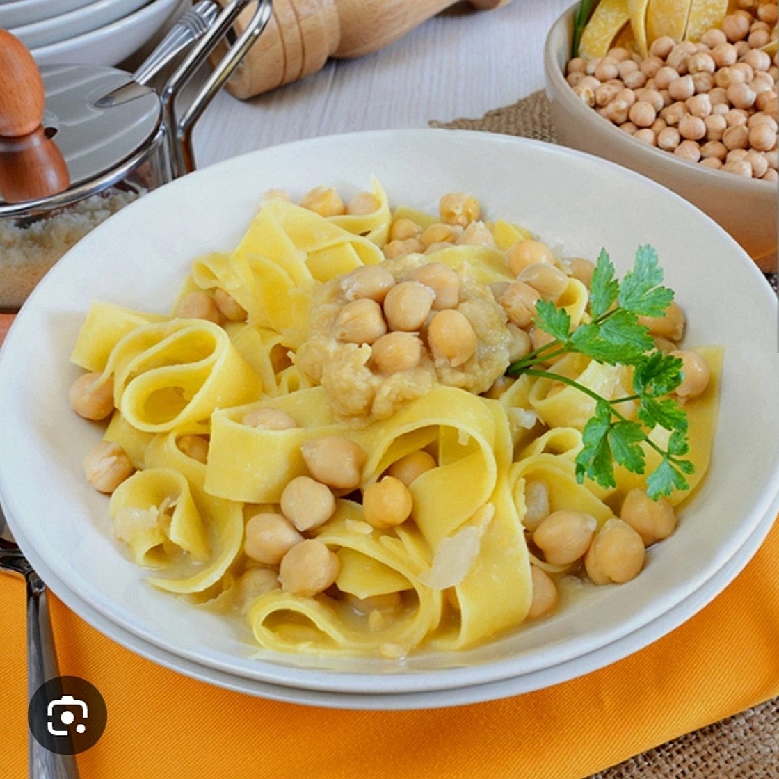 Pâtes pois chiche