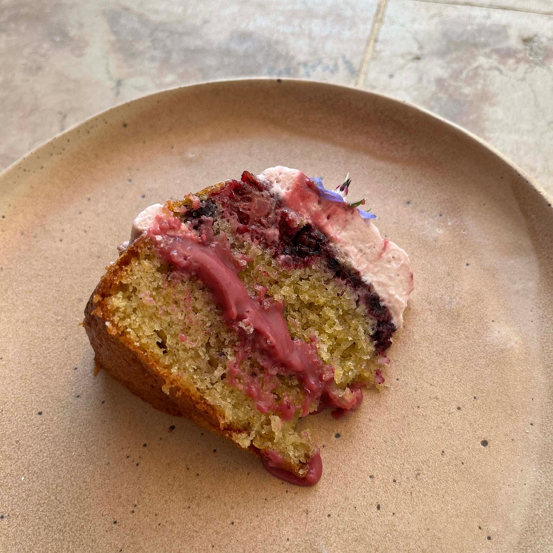 Torta al limone, lavanda e frutti di bosco 🫐🍋🪻