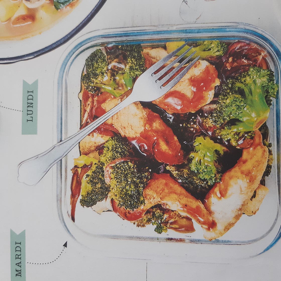 Poulet au gingembre et brocolis