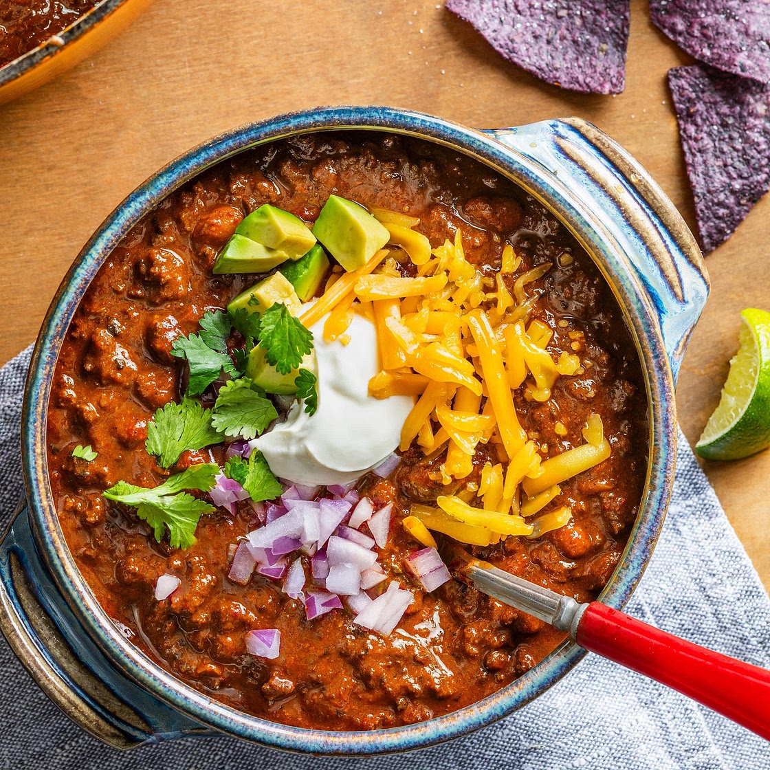 America's test kitchen best beef chili (modded)