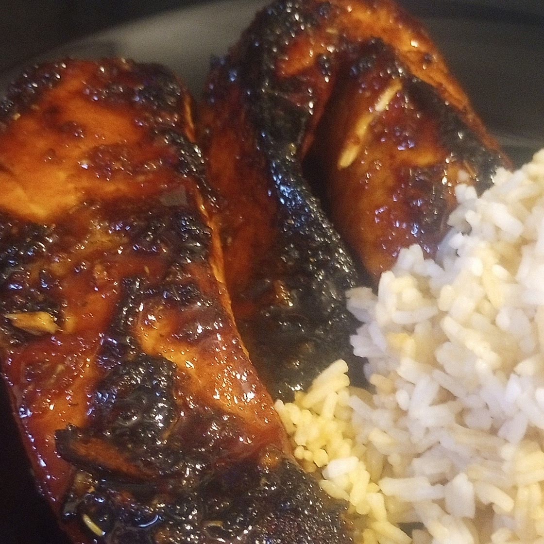 Honey Garlic Glazed Salmon