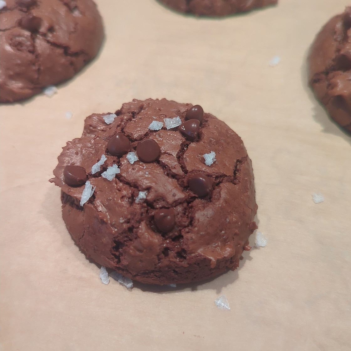 Salted Brownie Cookies