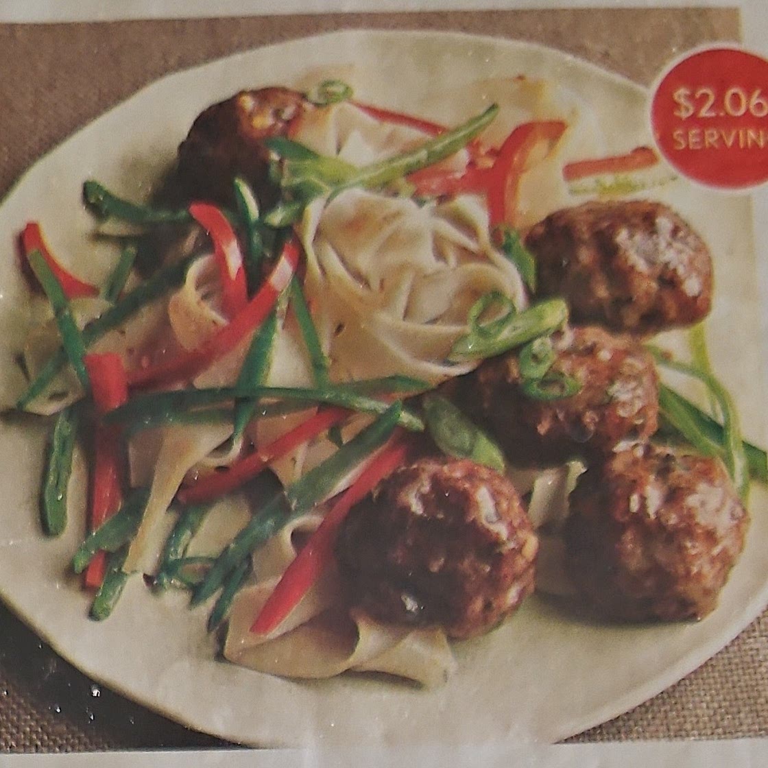 Gingery Pork Meatballs with Noodles