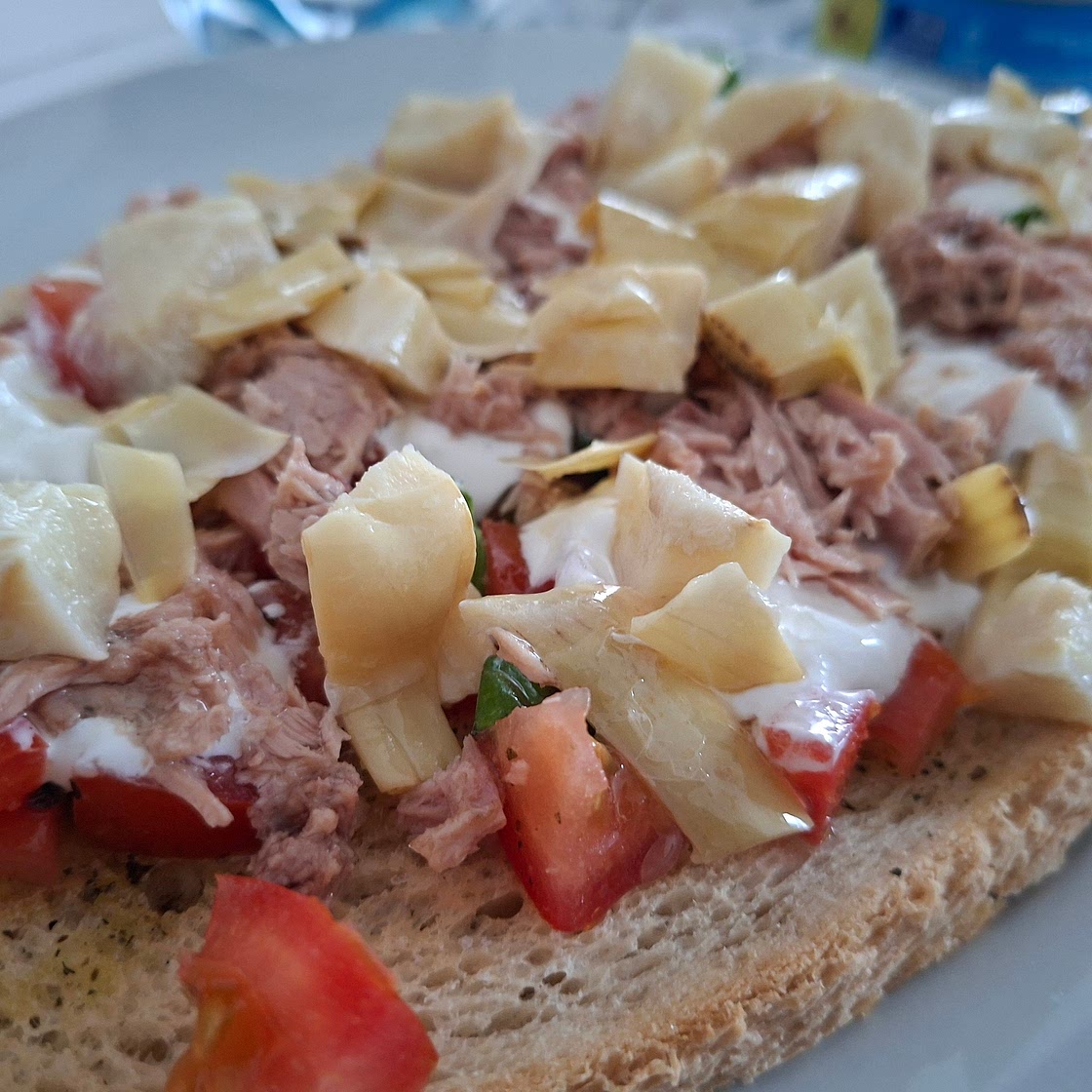 Bruschetta - Tuna and pickled artichokes