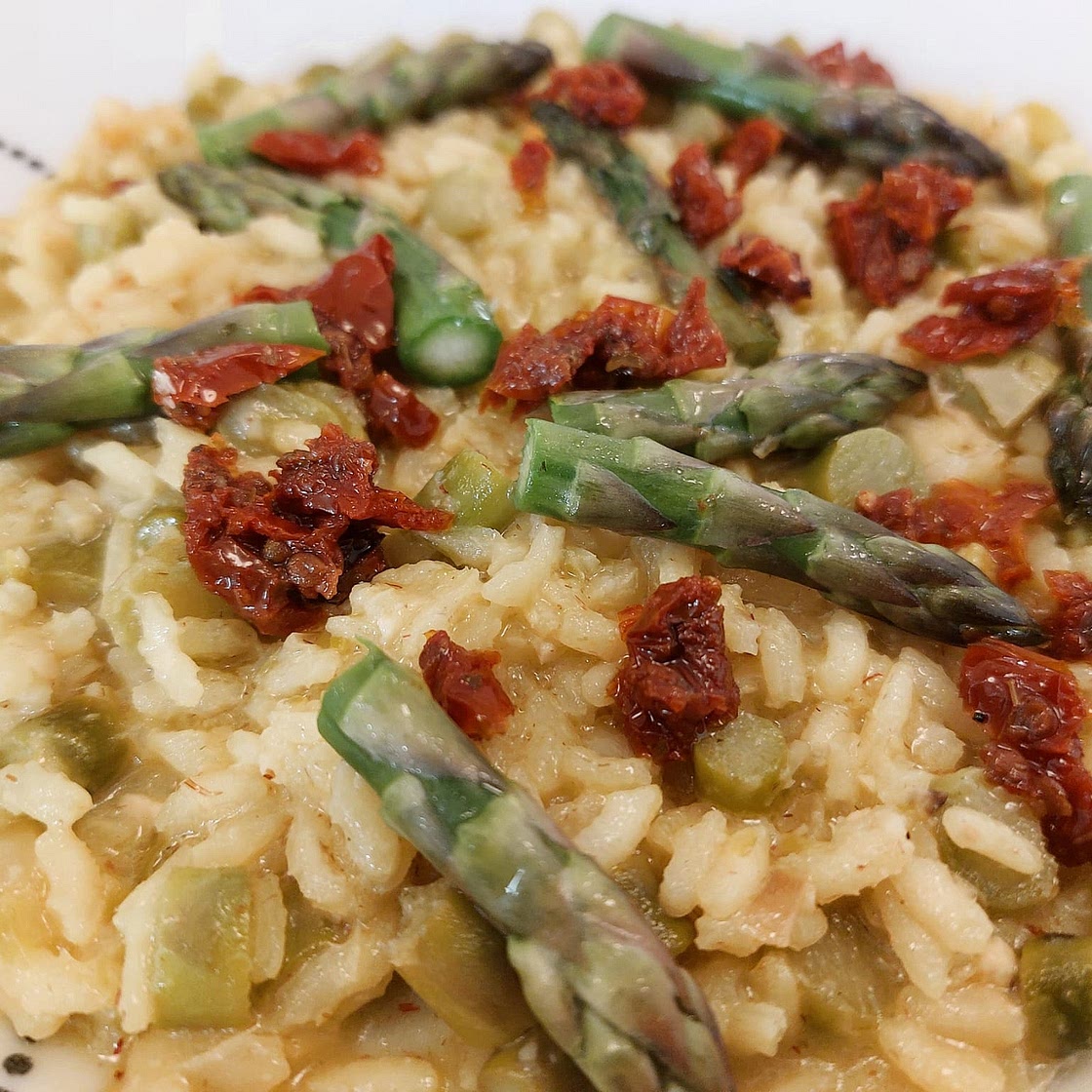Risotto - Asparagus and Dried Tomatoes