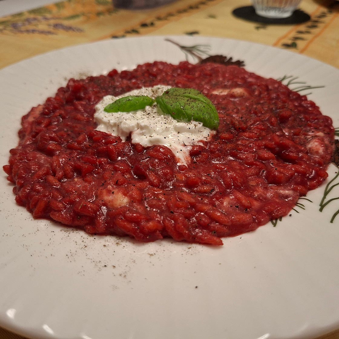 Risotto - Beetroot and Burrata