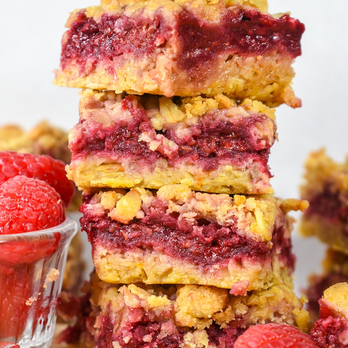 Raspberry Crumble Bars