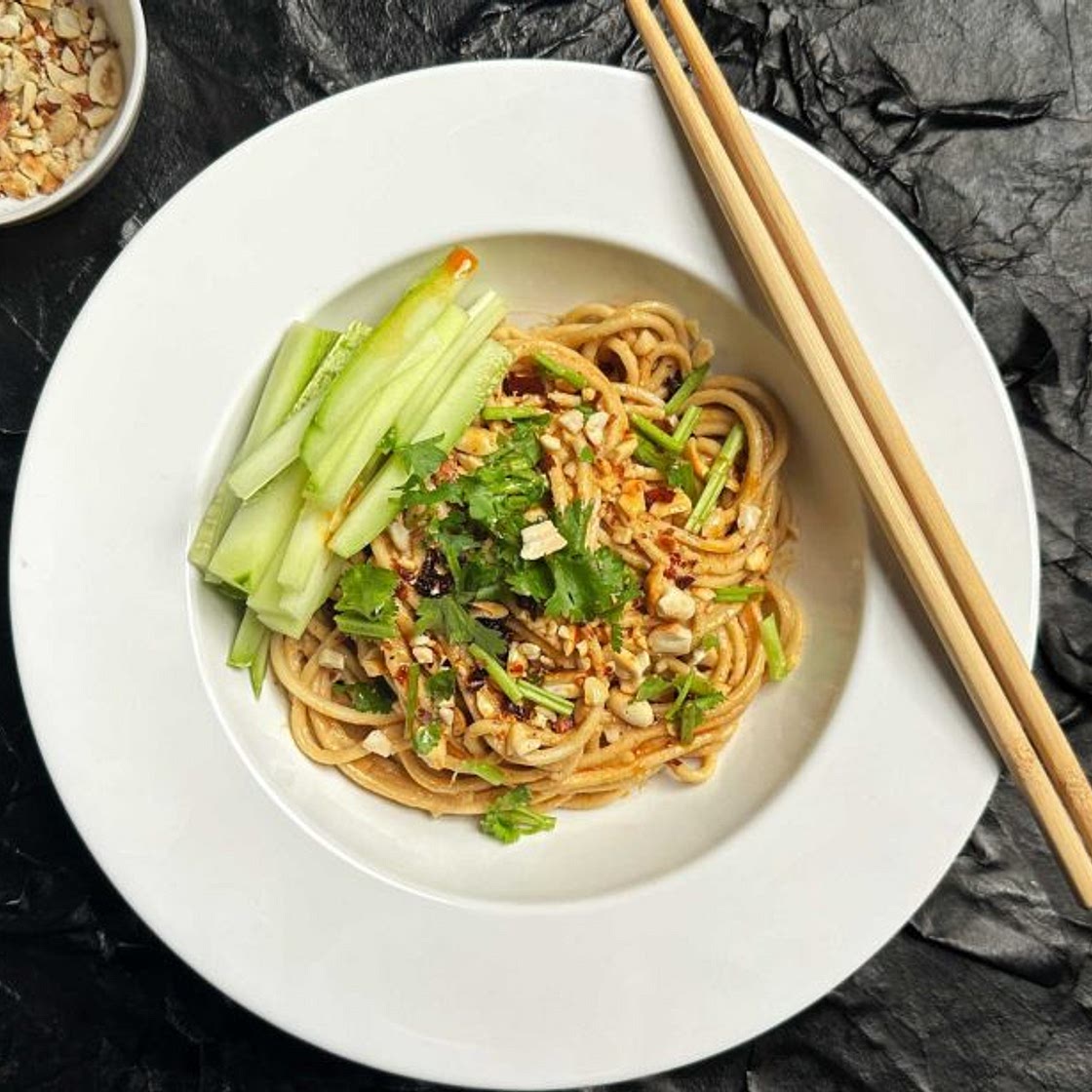 Cold Sesame Noodles Recipe in 15 Minutes