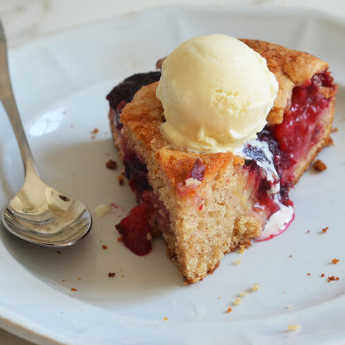 Late Summer Plum Cake