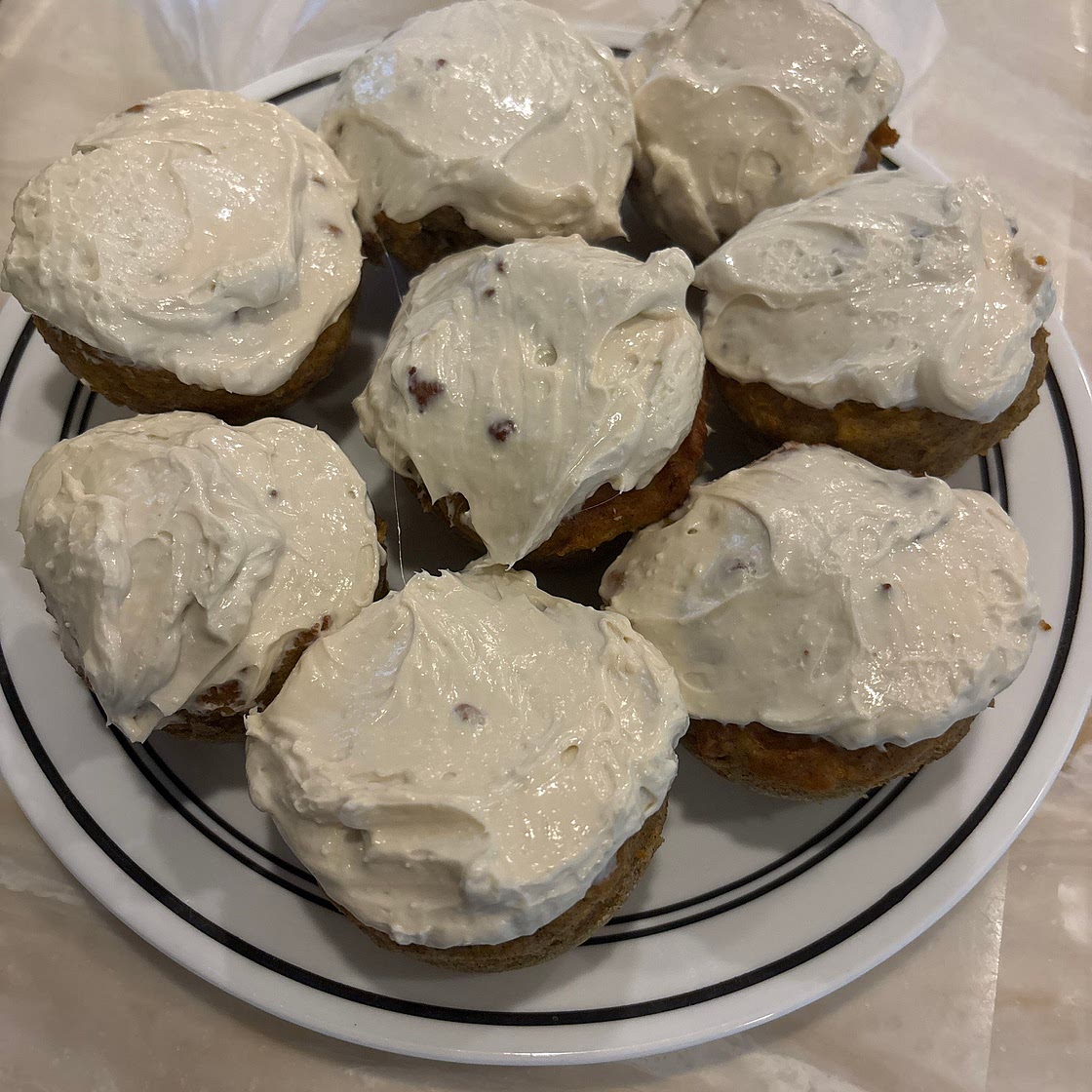 High Protein Carrot Cake Muffins