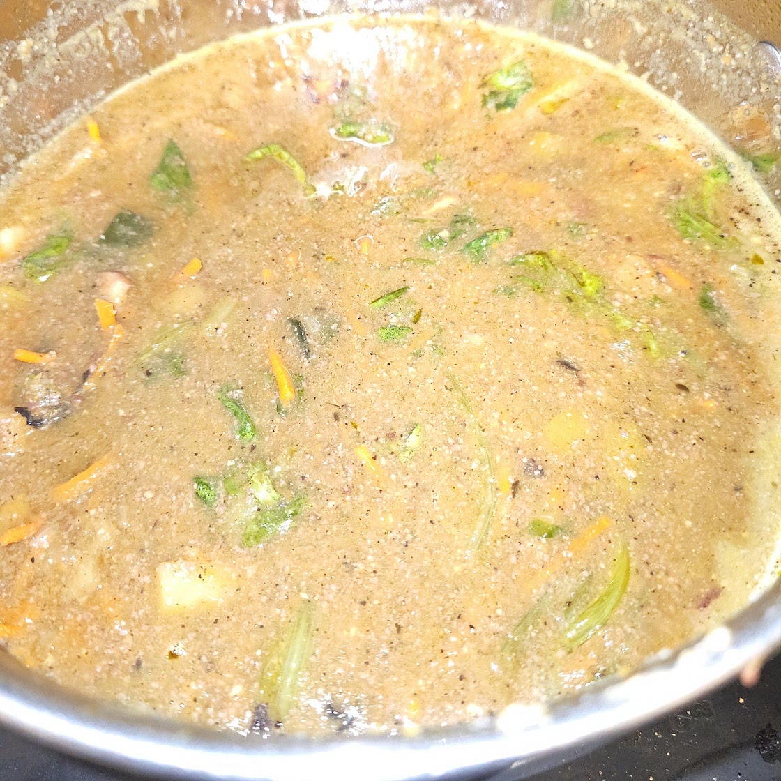 Classic German potato soup (Oma’s Kartoffelsuppe)
