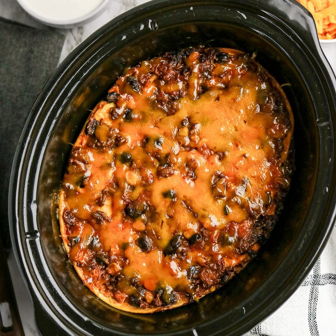 Crockpot Taco Casserole