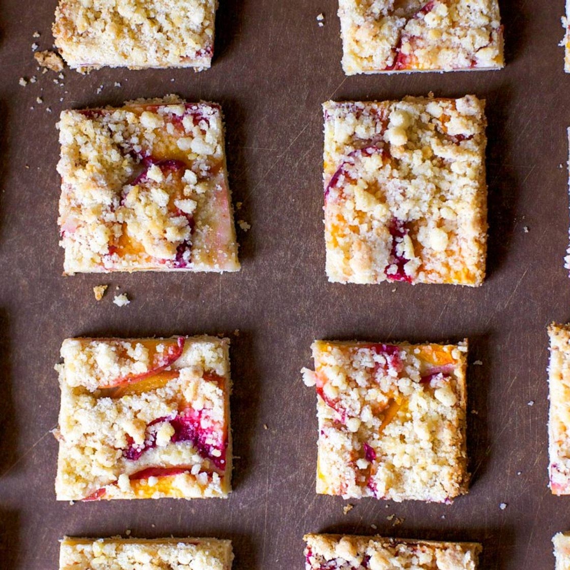 peach shortbread