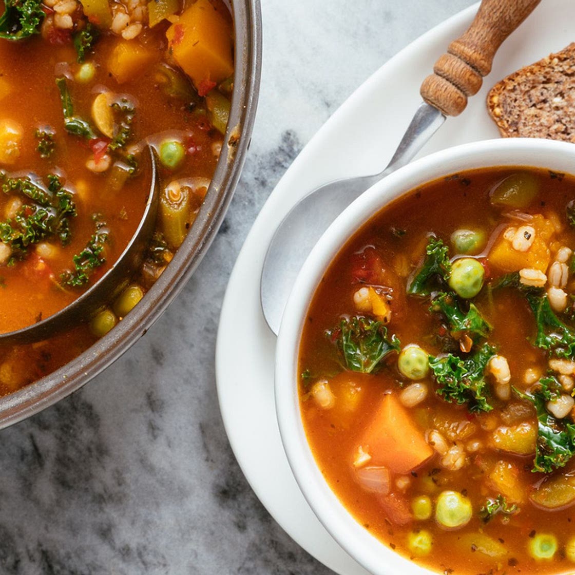 Minestrone au potiron