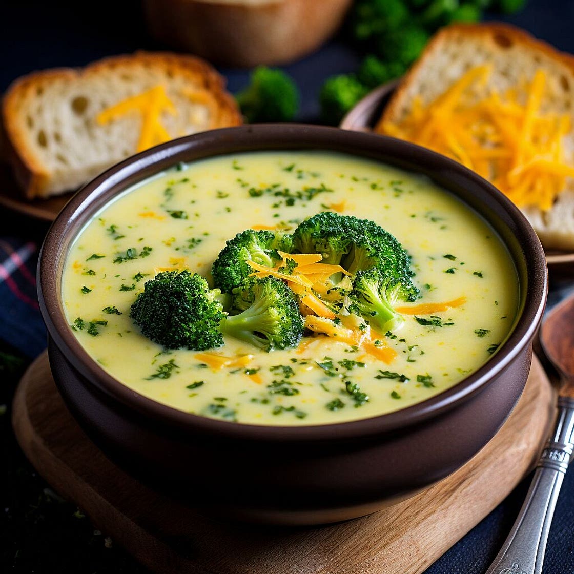 Creamy Broccoli Cheddar Soup