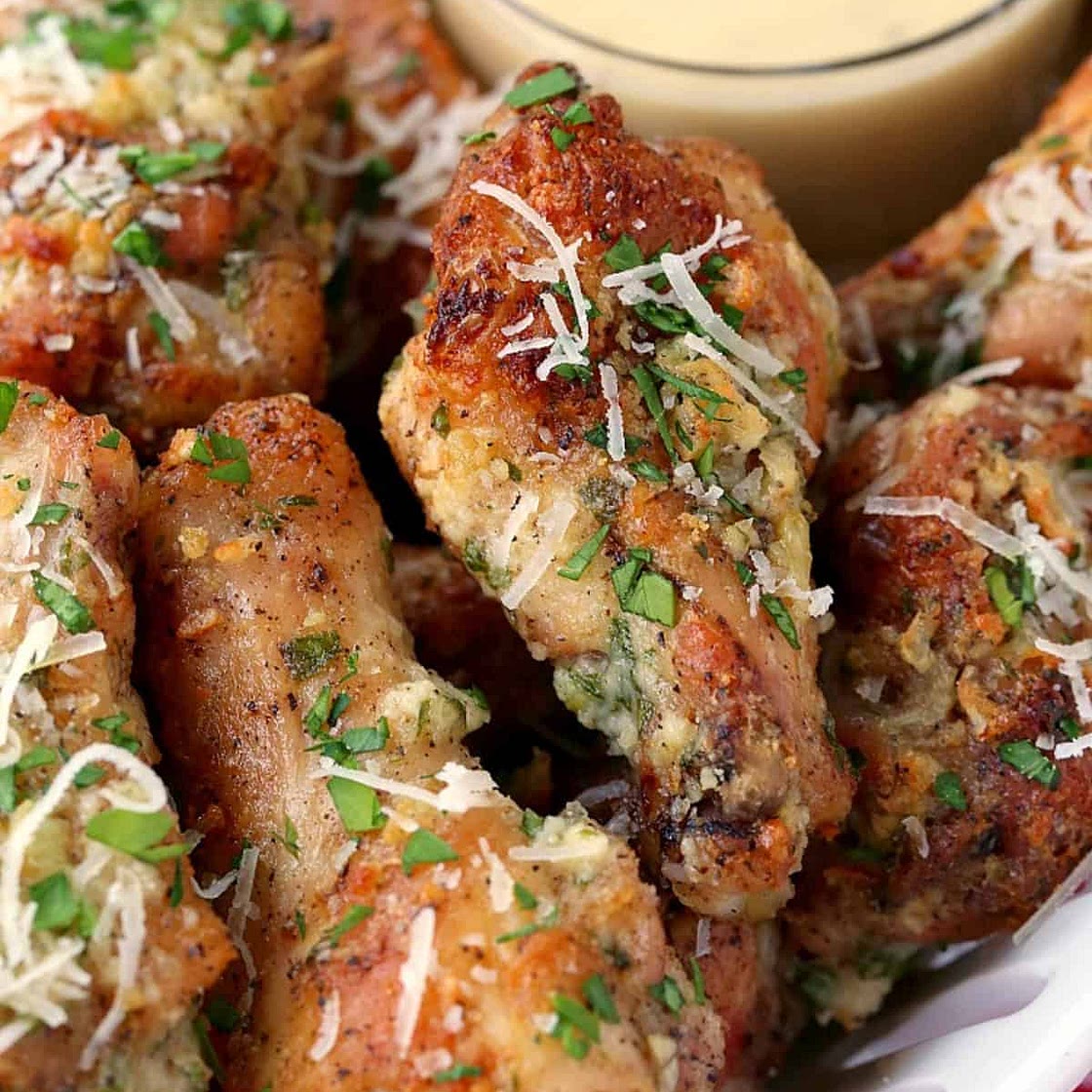 Garlic Parmesan Chicken Wings