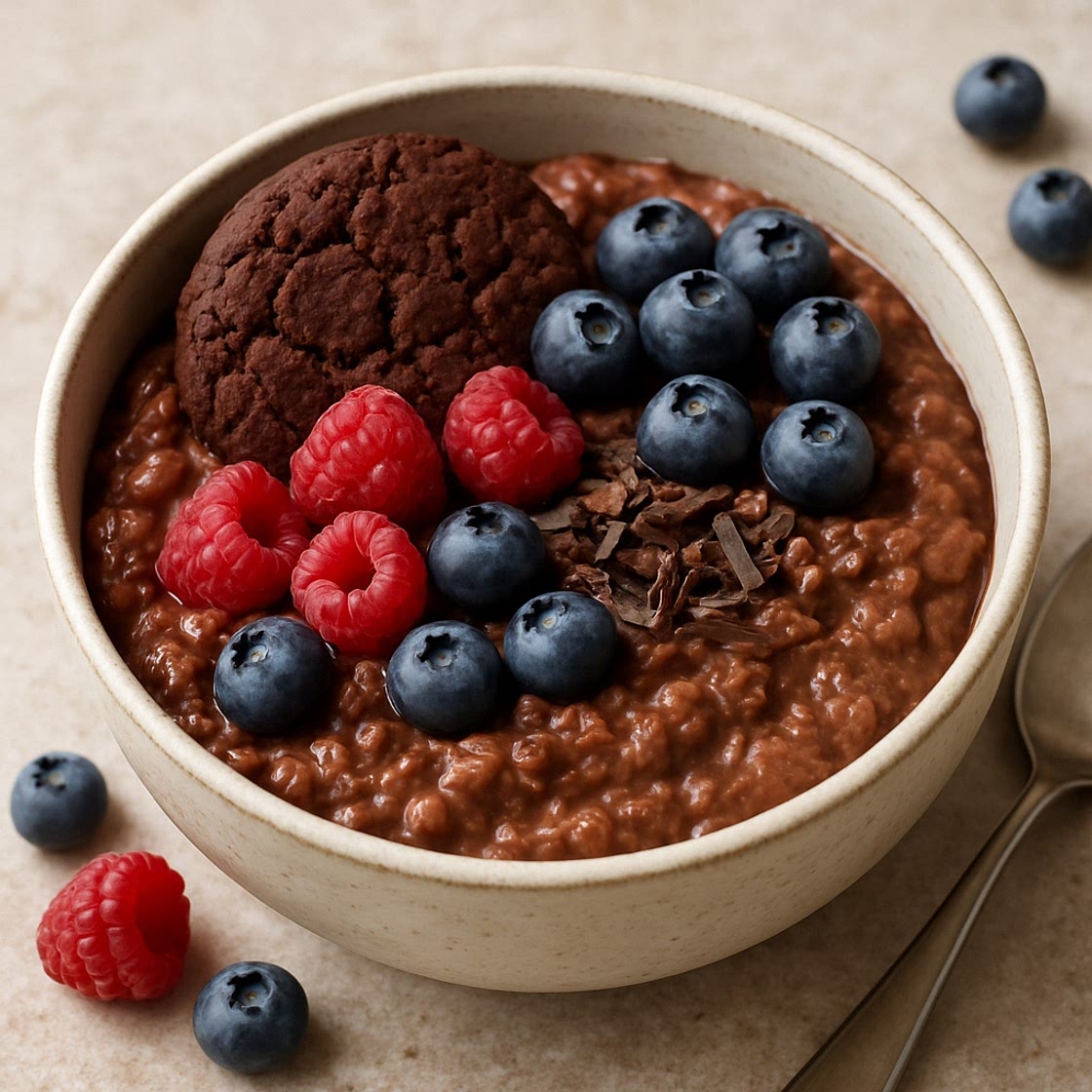 Chocolate Cookie & Berry Oats