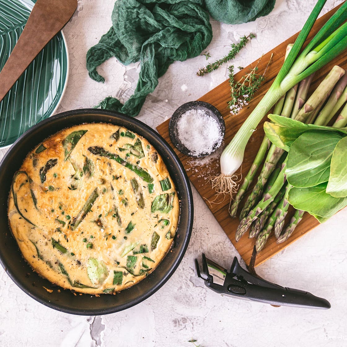 Spargel Frittata