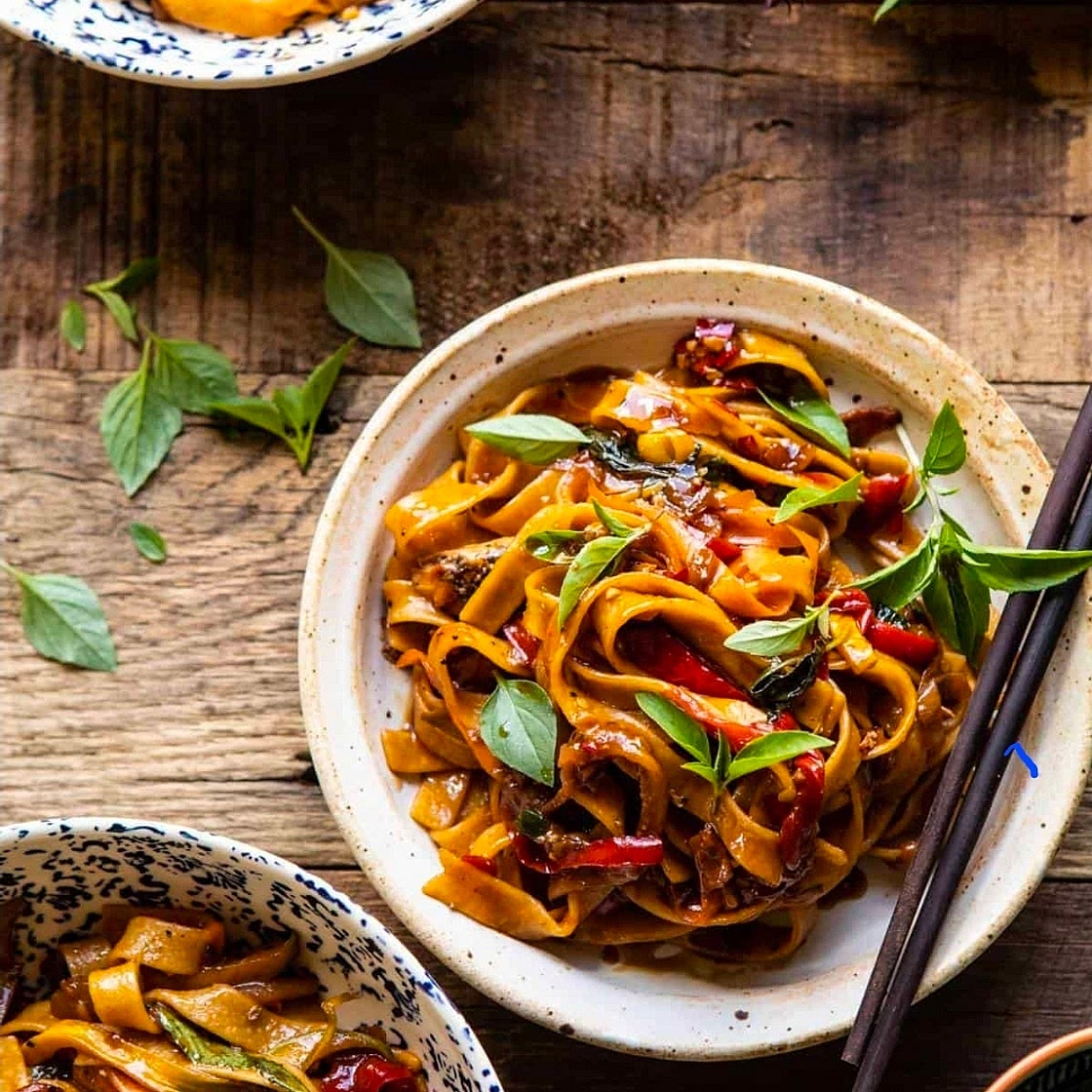 Gluten Free Drunken Noodles (Pad Kee Pao)
