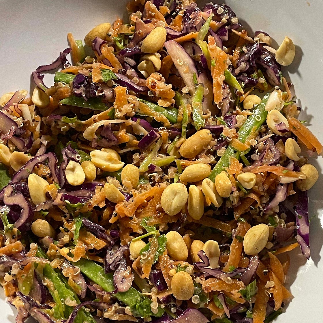 Crunchy Thai Peanut & Quinoa Salad