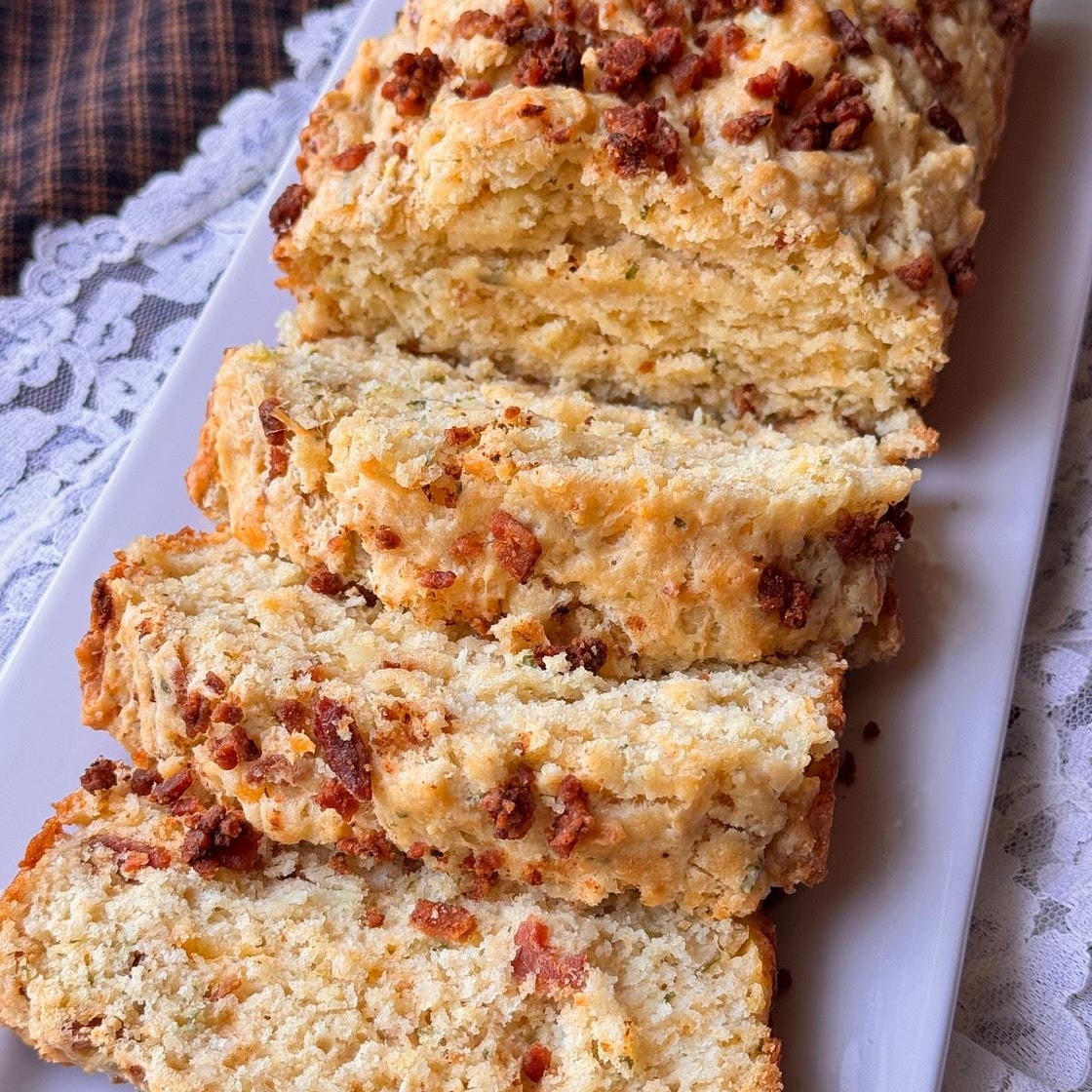 Cheesy Onion Bacon Bread