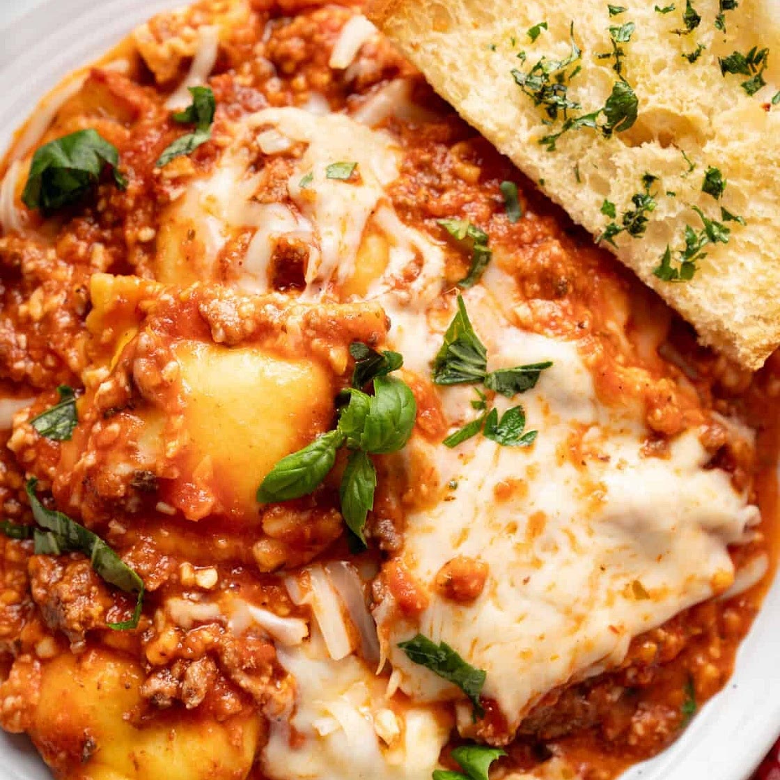 Crock Pot Ravioli Lasagna