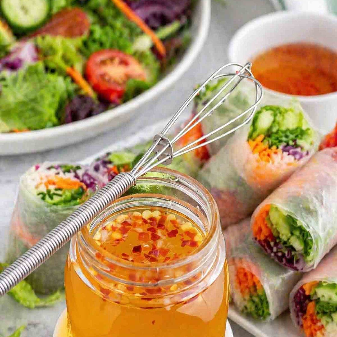 Oil-Free Vinegar Salad Dressing