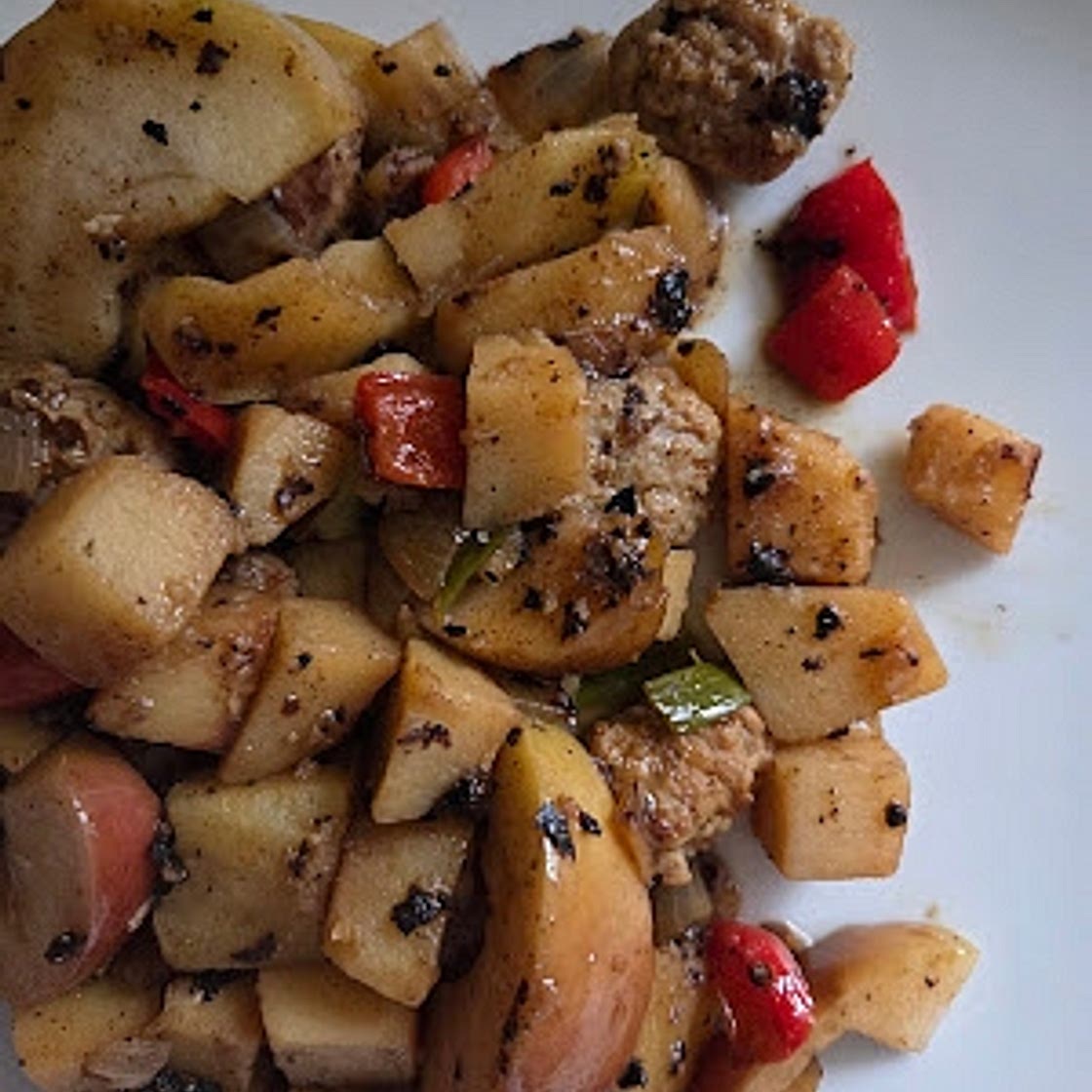 Sausages, Apples and Potatoes