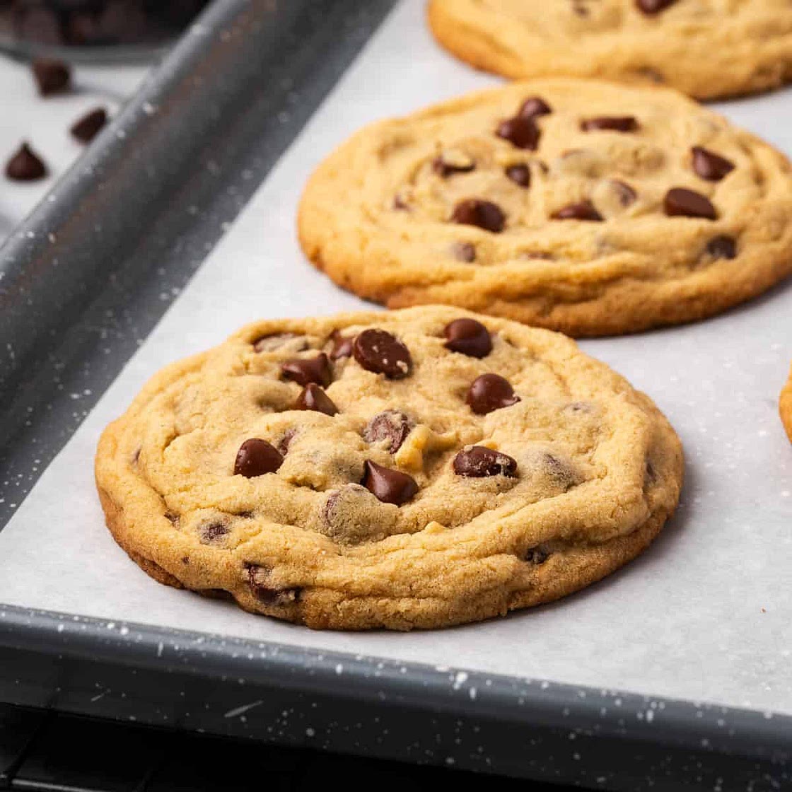 (Small Batch) Gluten Free Chocolate Chip Cookies