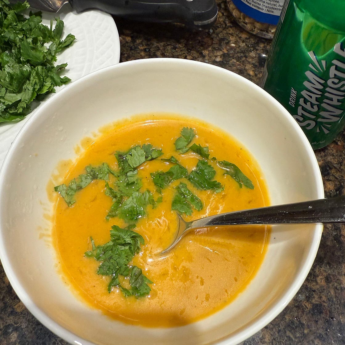 Thai Coconut Curry Butternut Squash Soup