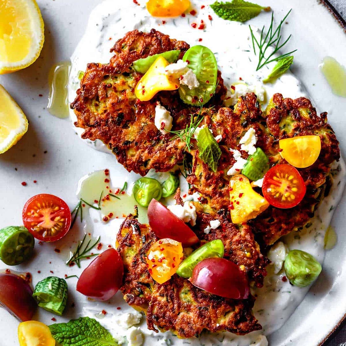 Spiced Gluten-Free Zucchini Fritters