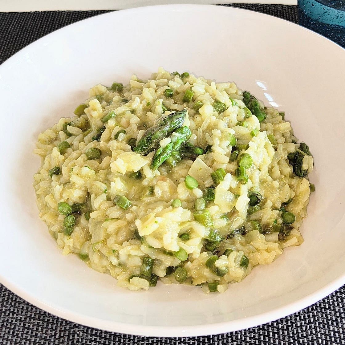 Risotto agli asparagi (vegan)