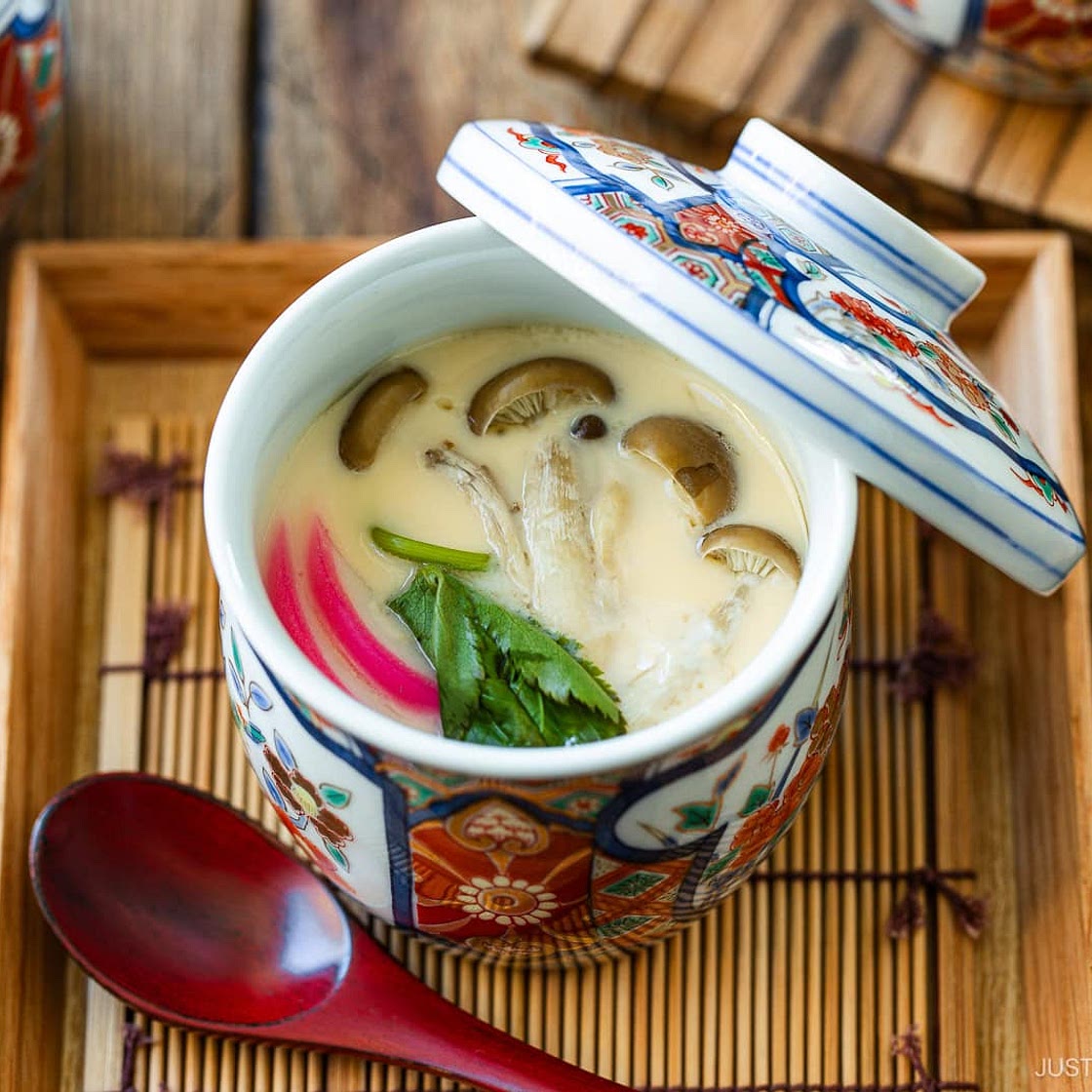 Chawanmushi (Japanese Savory Steamed Egg Custard)