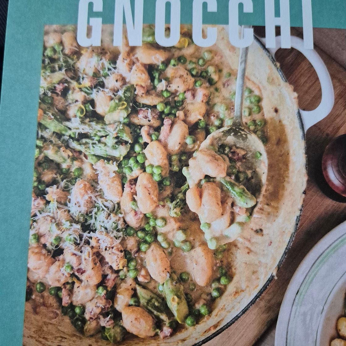 One pan spring time gnocchi