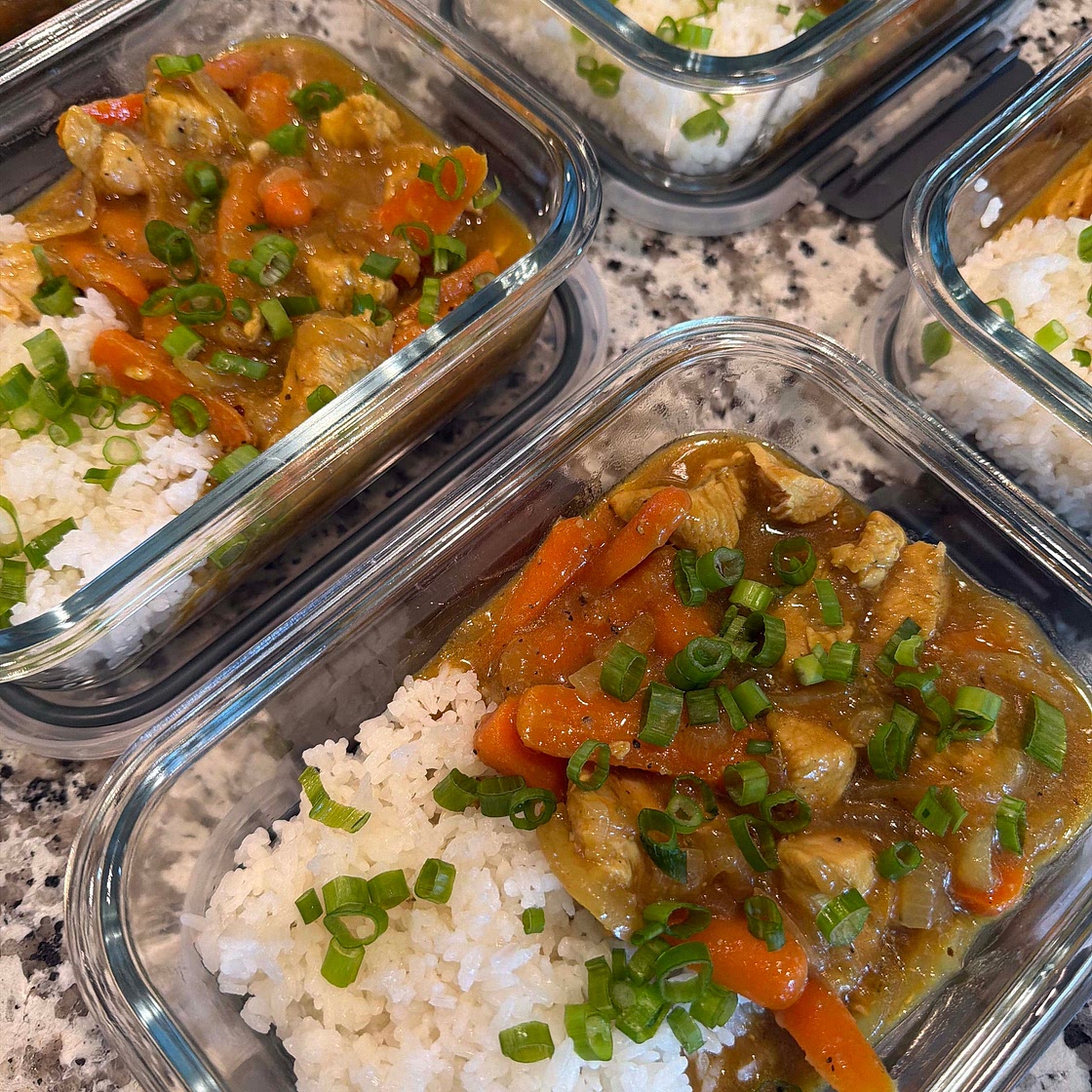 Japanese Golden Curry Chicken & Rice
