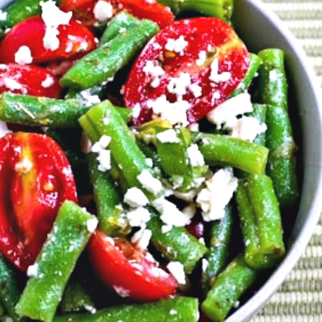 Green Bean Tomato Feta Salad