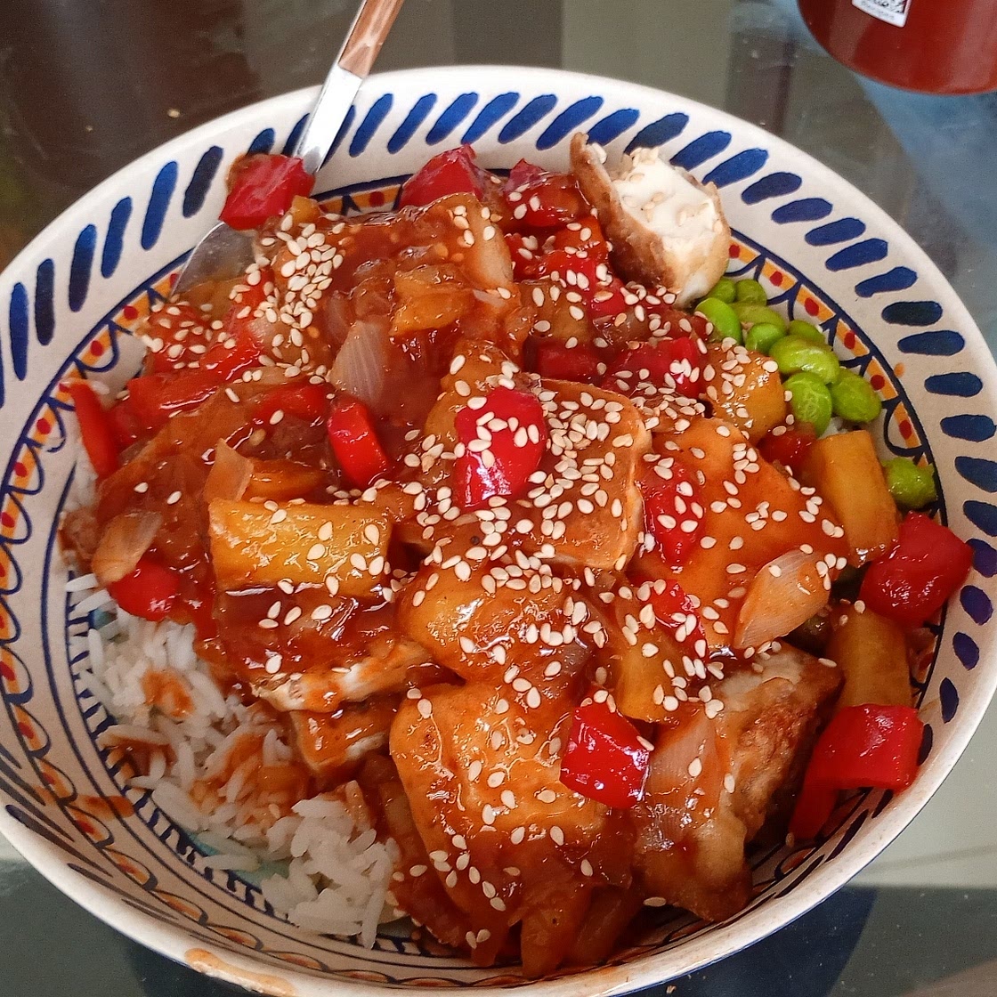 Sweet and Sour Tofu Recipe (Vegan)