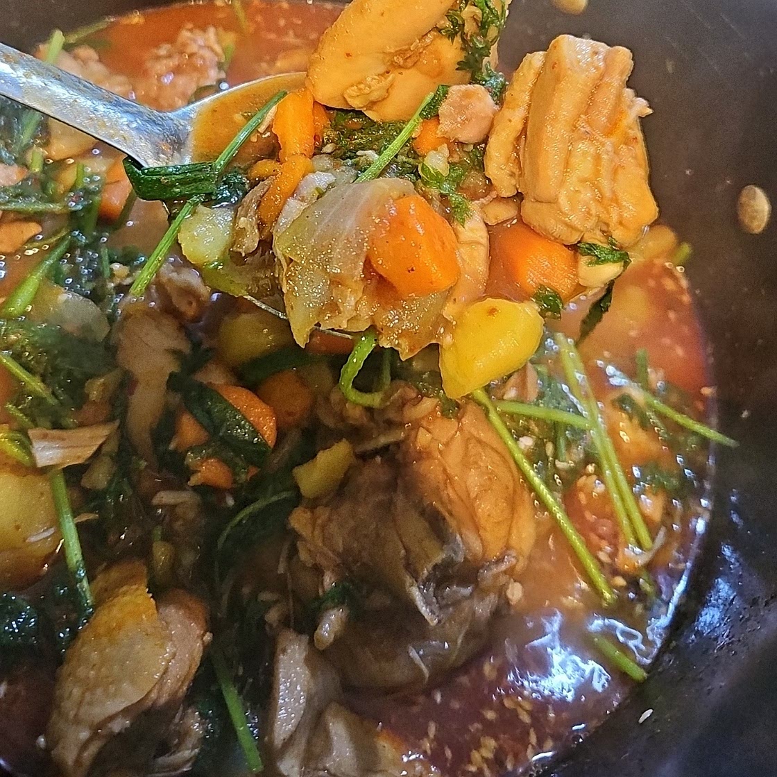 Dakdoritang (Korean spicy chicken stew)
