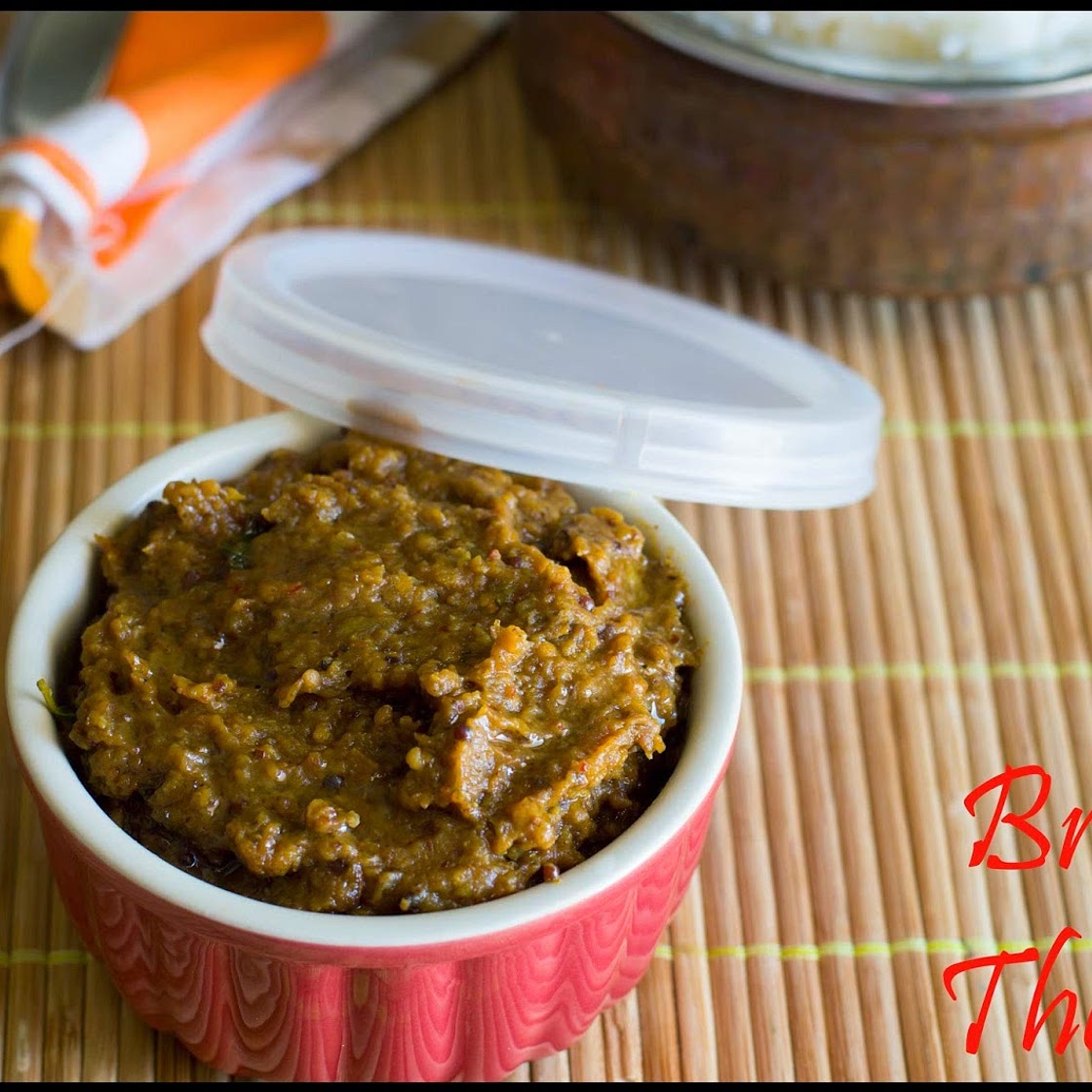 Kathirikkai Thokku Recipe | Brinjal Thokku Recipe