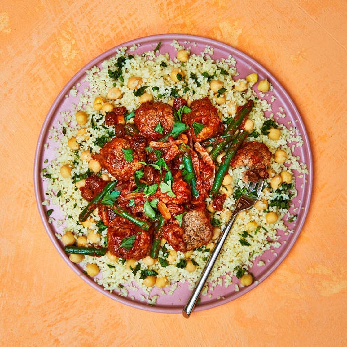 Spicy meatball & Green Bean Tagine