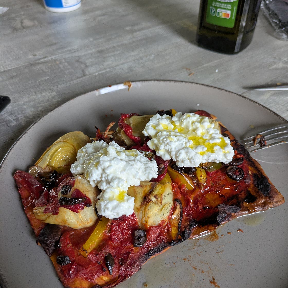 Pizza veggie