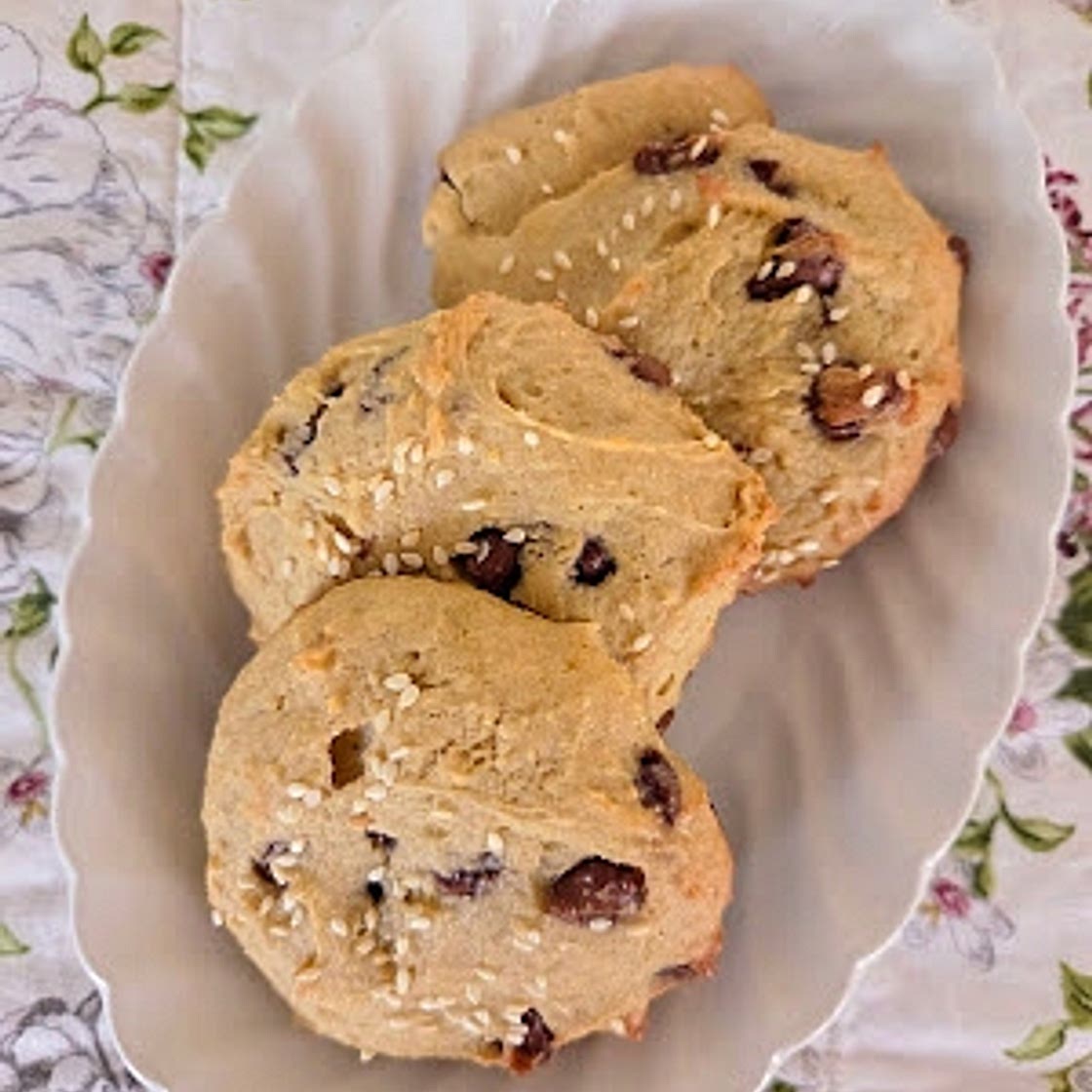 Chickpea Chocolate Chip Cookies