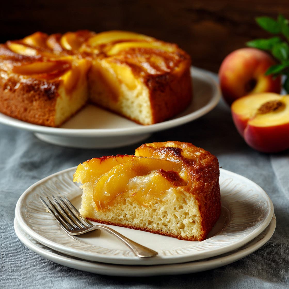 Peach Ricotta Cake