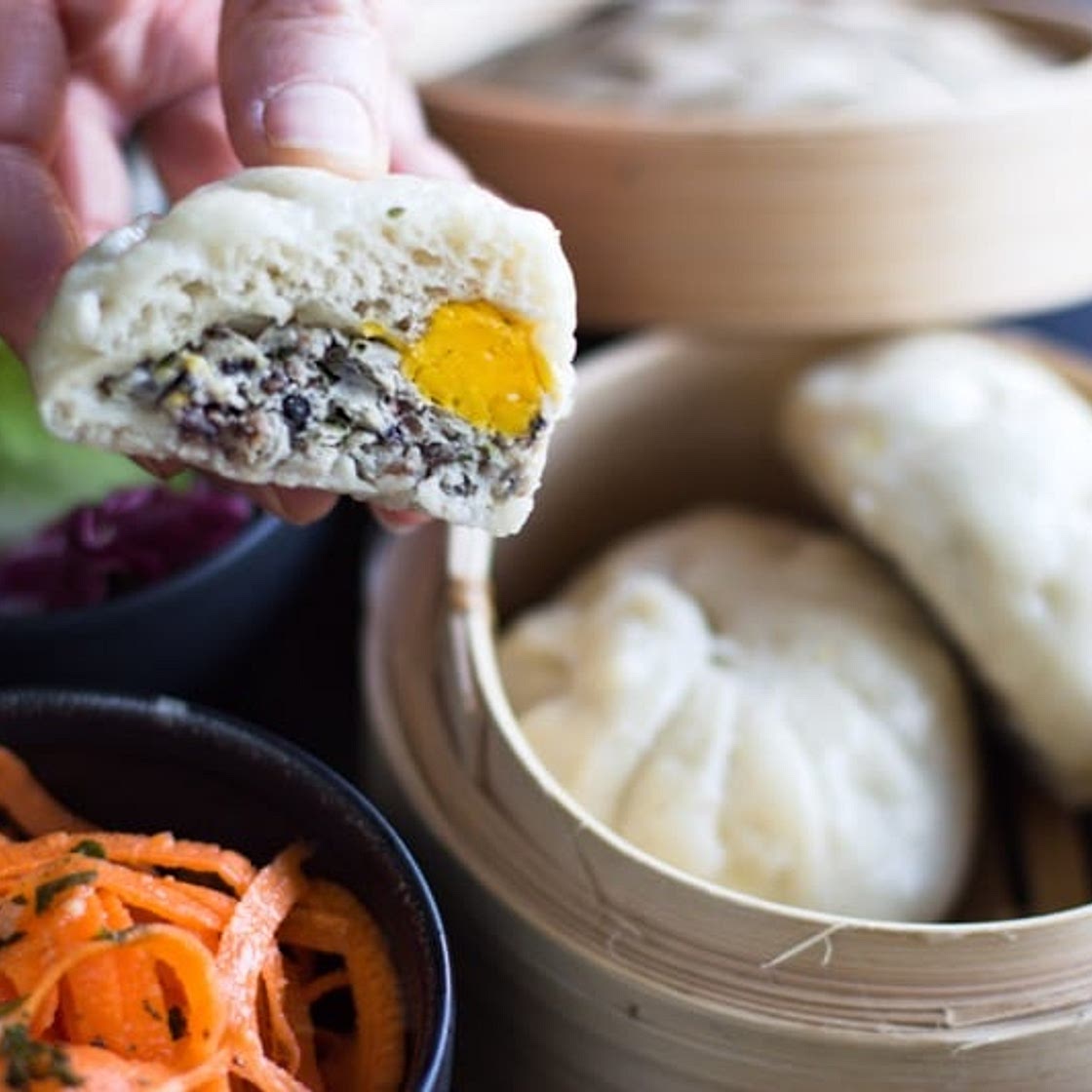 Banh Bao au Thermomix {petites brioches vietnamiennes au porc}